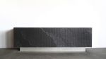 Shale Low Credenza | Storage by Simon Johns. Item composed of wood & brass