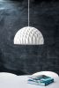 Arc Pendant White | Pendants by LAWA DESIGN. Item made of synthetic works with minimalism & contemporary style