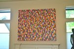 "Colorburst" 60x72" Oil on canvas | Oil And Acrylic Painting in Paintings by Melissa Ellis Art. Item made of canvas with synthetic