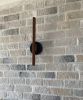 Modern Iroko Wood Wall Sconce – Minimalist Bedside Lamp | Sconces by ATELIER 10. Item composed of wood compatible with minimalism and art deco style
