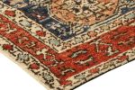 Rug & Kilim’s Caucasian Square Rug with Geometric Patterns | Area Rug in Rugs by Rug and Kilim
