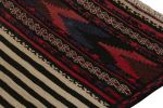 Vintage Afghan Baluch Kilim Runner Rug, with Geometric | Area Rug in Rugs by Rug and Kilim