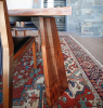 Walnut Dining Table | Tables by Where Wood Meets Steel. Item composed of oak wood and steel in modern or transitional style