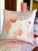 Terracotta coral rust and blush cushion cover, etc. | Pillows by Tribe & Temple. Item made of cotton with fiber