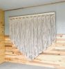 Wall hanging | Macrame Wall Hanging in Wall Hangings by Lisa Haines. Item composed of wood and cotton in boho or coastal style