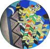 Vinyl Installaion | Mixed Media by Christina Saj Fine Art and Design | 81 Leonard Gallery in New York