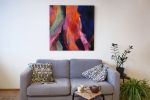 Enfolding | Oil And Acrylic Painting in Paintings by Kimbal Quist Bumstead. Item made of wood