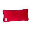 velvet OOH LA LA feather down lumbar pillow | Pillows by Mommani Threads | The Beacon Butcher Bar in Boone. Item made of fabric compatible with contemporary and modern style