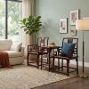 Legacy Ming Style South Official's Hat Armchair Trio Set | Chairs by Dynasty Artisan. Item made of wood works with contemporary & eclectic & maximalism style