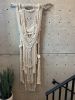 Bespoke layered boho macrame | Macrame Wall Hanging in Wall Hangings by LoveCraft Collective. Item made of wood with fabric