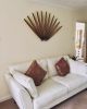 'Lotus' | Wall Sculpture in Wall Hangings by Sangeeta Sagar. Item made of wood