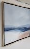 Coastal View I- Framed Original Painting on Canvas 24"x24" | Oil And Acrylic Painting in Paintings by 330art. Item composed of canvas and synthetic in contemporary or country & farmhouse style