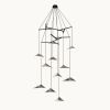 Emily V10 Pendant Light Oxid | Chandeliers by MOSS Objects. Item made of oak wood & steel compatible with contemporary and modern style
