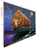 Moonlight Guardian | Paintings by Waylon Christner ART. Item composed of canvas in contemporary or country & farmhouse style