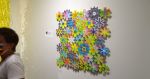 ASTERISCUS I | Mixed Media by Andrew Reach. Item composed of aluminum & synthetic