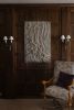 Unfolding III | Tapestry in Wall Hangings by Saskia Saunders | Danesfield House Hotel & Spa in Marlow-On-Thames. Item composed of cotton & fiber compatible with minimalism and contemporary style