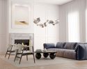 Dune 4 Curve Pendant Light | Chandeliers by MOSS Objects. Item composed of metal in contemporary or japandi style