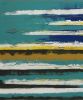 Blue Horizon | Oil And Acrylic Painting in Paintings by Ronald Hunter | Roxier Art Gallery in Rotterdam. Item made of canvas & synthetic