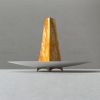 "Nasrullah" Yellow Siena & White Carrara marble centerpiece | Decorative Bowl in Decorative Objects by Carcino Design. Item composed of marble compatible with contemporary style