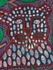 Sacred Amazonian Textile art: Shipibo konibo 'Palo Maestro' | Tapestry in Wall Hangings by Sacred Andes Atelier. Item composed of cotton and fiber in boho or modern style