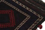 Rug & Kilim's Baluch Tribal rug with Black and Red Tribal | Area Rug in Rugs by Rug and Kilim. Item composed of wool