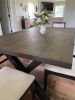Custom White Oak Dinig Ta | Dining Table in Tables by TRM WoodCraft. Item made of oak wood works with mid century modern & contemporary style