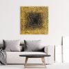 Golden Way (SOLD) | Oil And Acrylic Painting in Paintings by Alessia Lu. Item composed of canvas in contemporary or industrial style