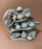 Mini Pot Sculpture | Sculptures by Feats Of Clay. Item made of ceramic works with contemporary & modern style
