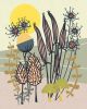 Daybreak/Sunrise - Mid Century Botanical Print Set | Prints in Paintings by Birdsong Prints