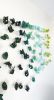 Green Sculptural Wall Grouping | Wall Sculpture in Wall Hangings by Kelly Sheppard Murray Art | Rex Healthcare in Holly Springs. Item made of metal
