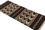 Vintage Afghan Kilim Rug with Polychromatic Stripes | Area Rug in Rugs by Rug and Kilim. Item made of wool