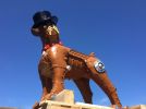 “Top Dog” | Public Sculptures by Kyle Fokken - Artist LLC. Item composed of steel