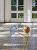 GlobeWoo Coffee Table | Tables by OM Editions: A Limited Edition Furniture Collection. Item made of oak wood with glass works with minimalism & mid century modern style