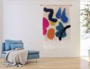 XL Spring Fling | Tapestry in Wall Hangings by Creating Knots by Mandy Chapman. Item made of fabric with fiber