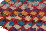 Vintage Moroccan Runner with Polychromatic Geometric Pattern | Area Rug in Rugs by Rug and Kilim
