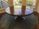 Round Dining Table | Tables by Ney Custom Tables : Design and Fabrication. Item made of walnut