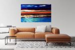 Gulf Coast Sunset_TT Commission | Oil And Acrylic Painting in Paintings by Dutch Montana Art. Item made of canvas