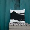 Cascadia Square Throw Pillow | Pillows by Michael Grace & Co.. Item made of cotton