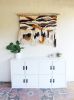 Liyla | Tapestry in Wall Hangings by Keyaiira | leather + fiber. Item composed of wood and fabric