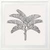 Tropical Plantation - 1 & 2 & 3 - Black - Framed Art | Prints by Patricia Braune. Item made of paper