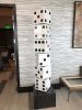 roll the Dice | Sculptures by Abstract Art by Jeff Pender | AC Hotel by Marriott Charlotte City Center in Charlotte. Item made of wood with steel