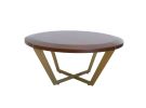 Diamond Table - Small | Coffee Table in Tables by Marie Burgos Design and Collection | d&d Building in New York. Item composed of walnut and brass