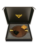 The Ritual | Serving Board in Serveware by Gavin May. Item composed of walnut & brass