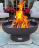36" Elliptical Fire Pit | Fireplaces by Seasons Fire Pits. Item made of steel