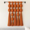 Long & Narrow Macrame Wall Hanging | Tapestry in Wall Hangings by Sarmal Design. Item made of cotton & metal compatible with boho and mid century modern style