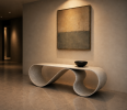 Surge Bench | Benches & Ottomans by Neal Aronowitz. Item composed of cement