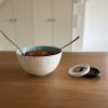 RINGS - Salt + Pepper | Serveware by Maia Ming Designs. Item made of ceramic