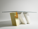 Megalith Coffee Table | Tables by Duffy London. Item made of marble with glass works with modern style