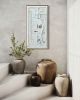 Totem T3015 B | Mixed Media in Paintings by Michael Denny Art, LLC. Item made of bamboo & cotton compatible with minimalism and contemporary style