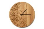 Oak Wood Wall Clock ALBERTS | Decorative Objects by DABA. Item made of oak wood works with minimalism & contemporary style